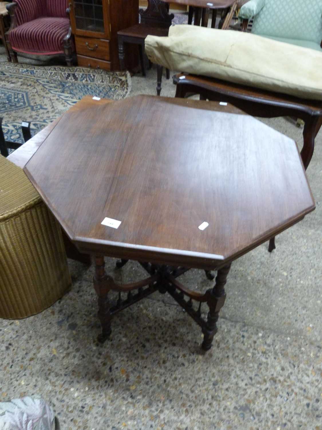 Edwardian mahogany two tier occasional table
