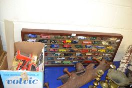 Display case of 'Days Gone By' models, approximately 59 total together with original boxes