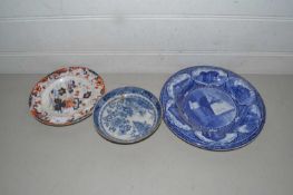 Mixed Lot: Ceramics to include decorated plate, a souvenir of New Bedford, Massachusetts together