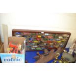 Display case of 'Days Gone By' models, approximately 59 total together with original boxes