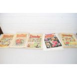Collection of vintage Dandy magazines comprising Edition Nos: 2403, 2297, 1670, 2500, 1514 (5)