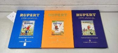 Reproduction Rupert annuals 1955, 1957 and 1958