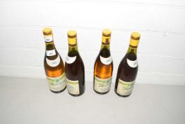 Four bottles of Mercurey 1988