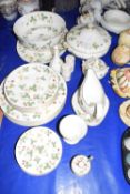 A quantity of Wedgwood Wild Strawberry pattern table wares