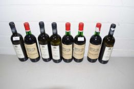 Mixed Lot: Wine, comprising four bottles of Chateau Tour Bellevue 1979 together with four bottles of