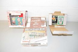 Mixed Lot: Coronation Street Trivia Questions game, Coronation Street boxed glasses and Newton &