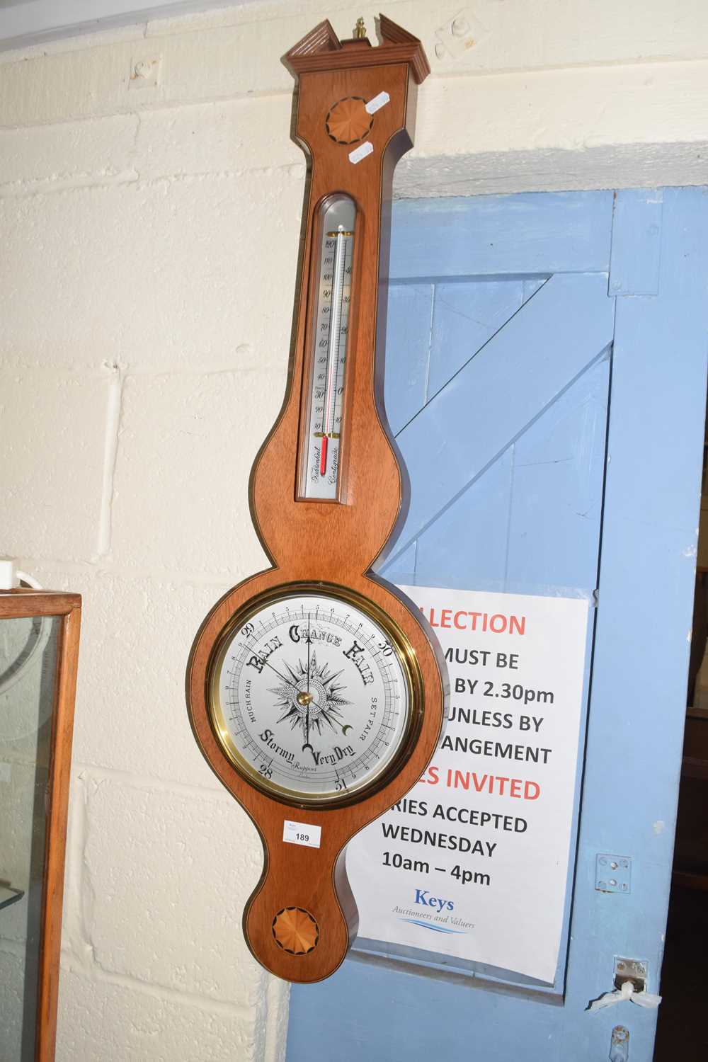Reproduction Georgian style barometer