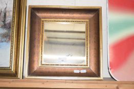 Reproduction gilt framed wall mirror