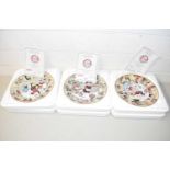 Three Danbury Mint Beano collectors plates comprising Pansy Potter, Biffo the Bear and Little