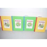 Group of four books, two editions Fun with Rupert and two editions A Year With Rupert (4)