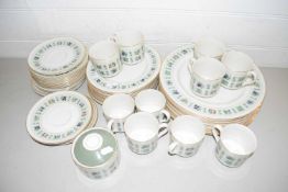 Quantity of Royal Doulton tapestry pattern table wares