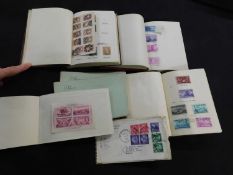 USA: Mint and used stamp collection in 3 SG Minor albums, early to modern issues plus 3 small albums