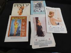 Box: Small lot of mixed items including some of erotic interest