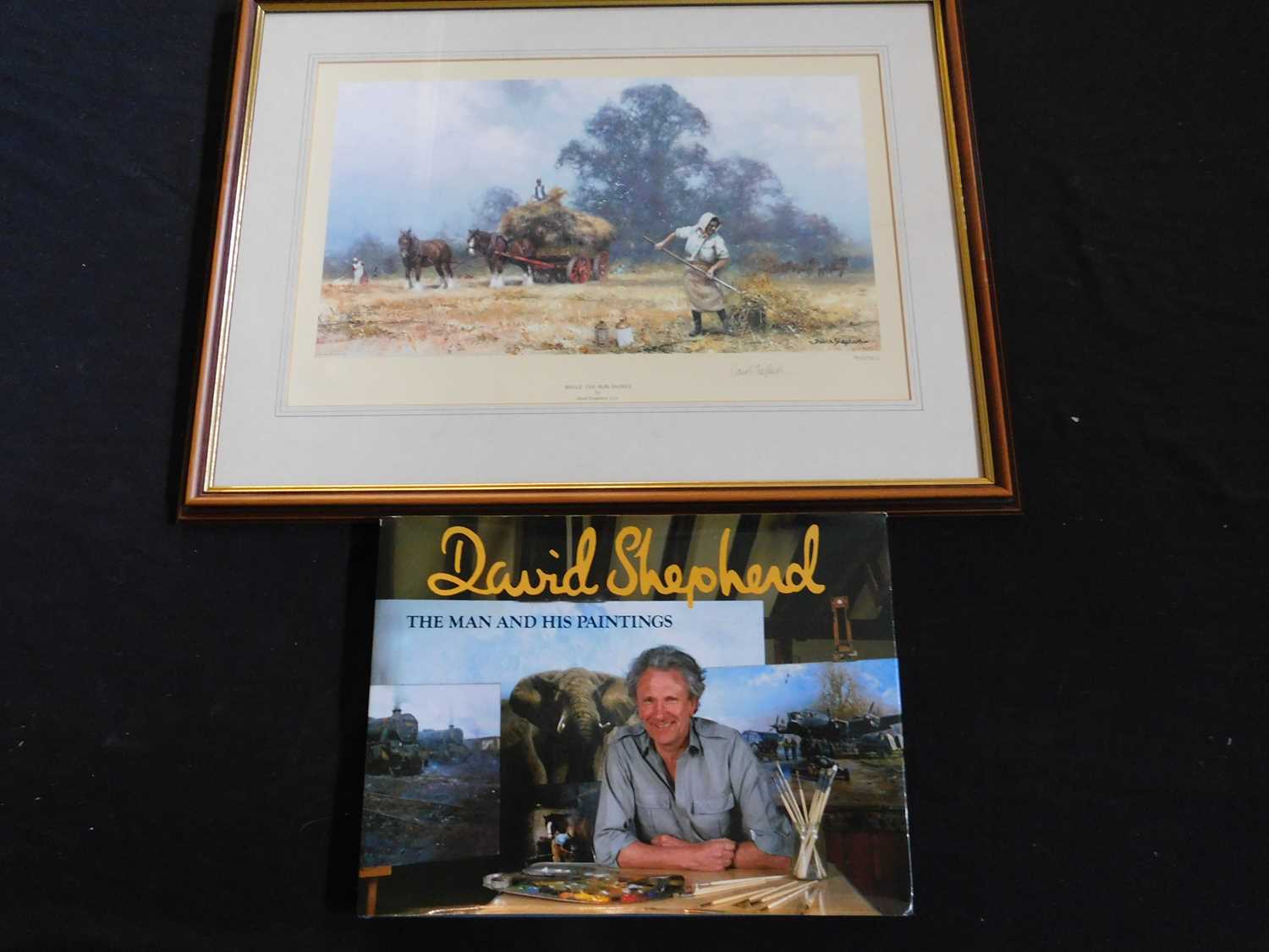 DAVID SHEPHERD: 2 signed limited edition coloured prints ARCTIC FOXES, pub 1991, approx 170 x 390 - Image 2 of 2