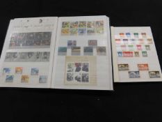 GB: Stamp collection mainly QEII mint and mounted mint definitive and commemorative stamps in 6