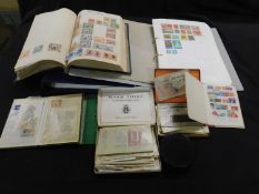 Box: World mint and used collection in 5 albums plus some loose in packets and various stamp