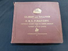 GILBERT & SULLIVAN HMS PINAFORE ELECTRICALLY RECORDED UNDER THE PERSONAL SUPERVISION OF RUPERT D'
