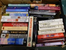 2 Boxes: Modern first editions including Science Fiction