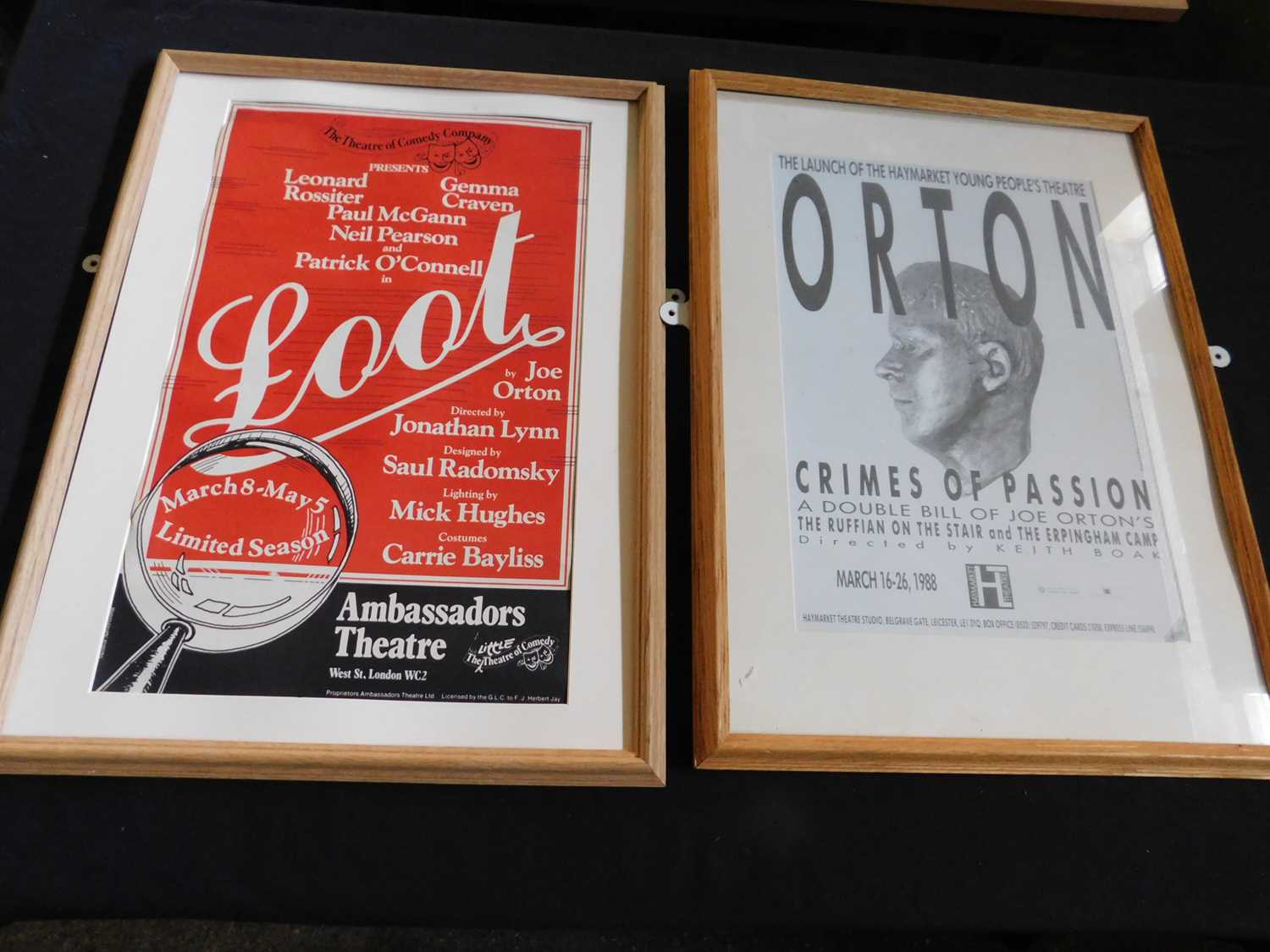 Collection of 6 Joe Orton posters comprising The Theatre of Copany Company presents Leonard - Image 3 of 3