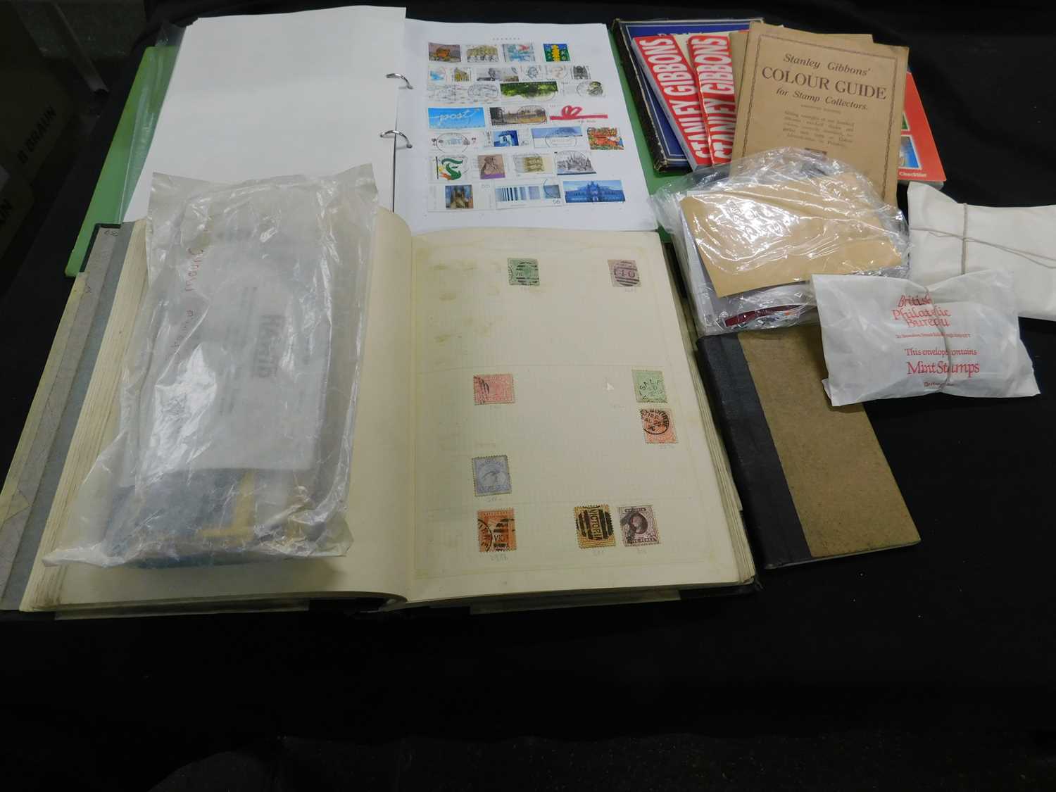 Box: World mint and used collection in 5 albums plus some loose in packets and various stamp - Image 2 of 2