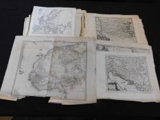 Packet: 29 assorted mainly 18th Century engraved maps