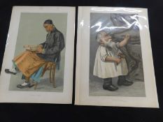 Packet 6 Vanity Fair coloured litho caricatures comprising "Li" I E Marquess Li Hung-Chang (1823-