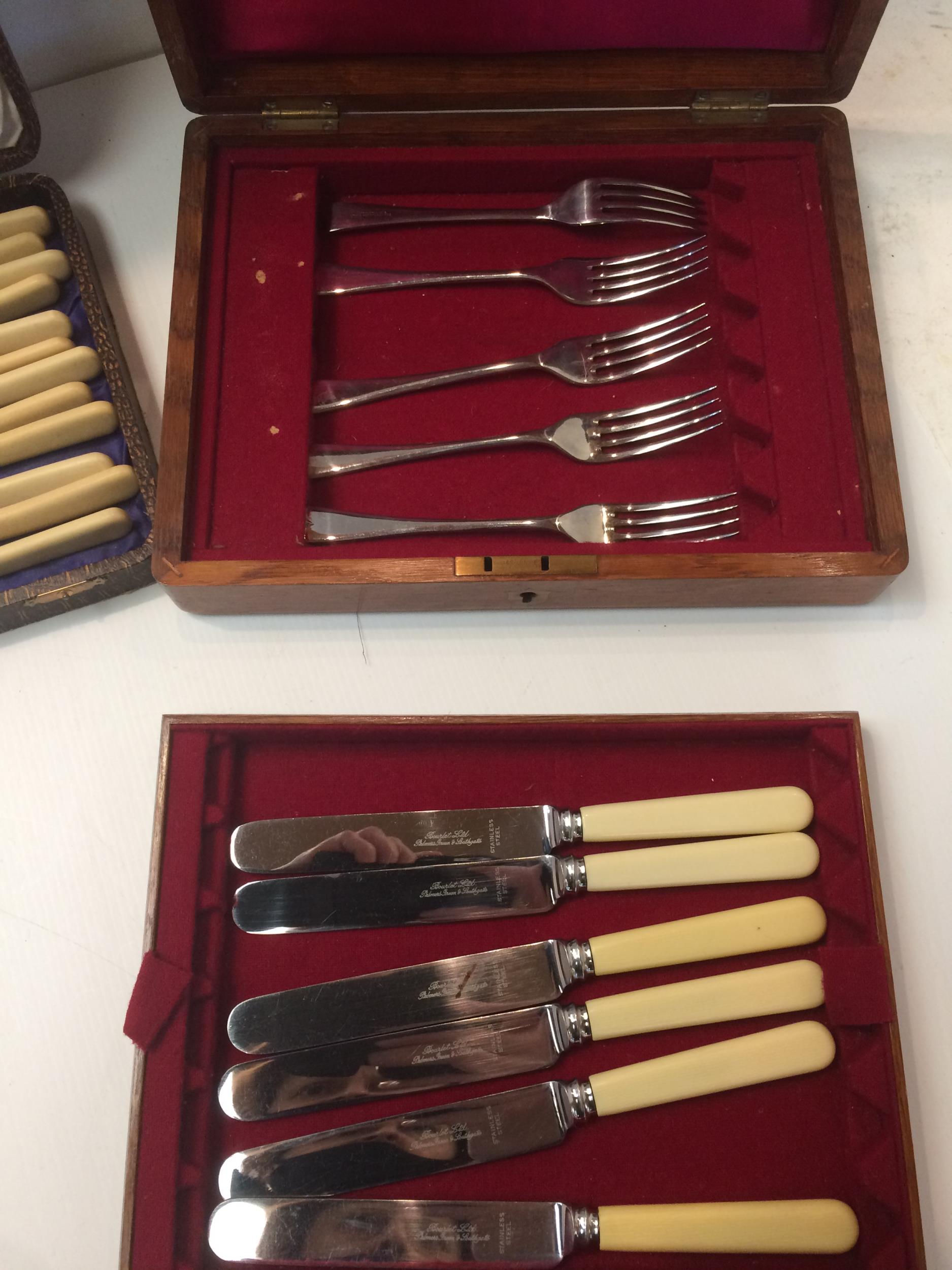 3 boxed set of silver plated and other cutlery - Image 4 of 5