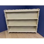 Painted Waterfall bookcase (ex 484 dec)