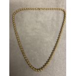 Possibly 9 ct gold chain (not tested), 12.88g