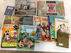 Children's books and jigsaw puzzles