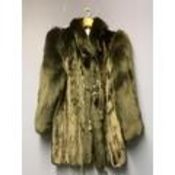 A glamorous and fine quality vintage fur ladies jacket, of Black Mink and Fox, Paris couture by