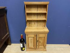 Pine apprentice dresser, 77.5cm high x 36c, W