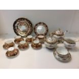 Quantity of Crown Derby, Staffordshire and Noritake china, see images for details