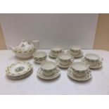 A decorative Wedgwood Ravillious part tea service