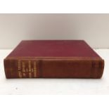 Large red leather bound book, " Fifty years of Sport, ETON HARROW & WINCHESTER, London , Walter