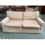 Beige Sofa 198 cm wide x 99 cm depth Condition: some stains/marks