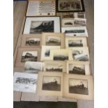 A quantity of framed and glazed prints, including one of Magna Carter; a black and white Victorian