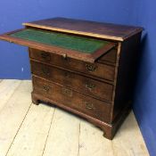 Chest of 4 graduated drawers, with a brushing slide, and fitted top drawer, with some wear 80h x 88w