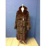 Vintage red mink coat, good condition