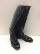 Pair black riding boots, marked Cavallo to base