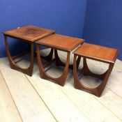 G plan style nest of three tables, some wear