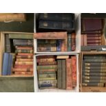 A quantity of good vintage volumes of books including a cased set of The Compact Edition of the