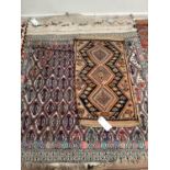 2 rug bags; 133 x 174cm; 59 x 104cm; All being sold on behalf of Charity; see images for details