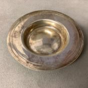A small sterling silver pin dish/amarda dish by Harrison Brothers & Howson Ltd, Birminghsm 2005, 26g