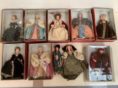 Quantity of vintage dolls, and a quantity of vintage linene and lace, all as found
