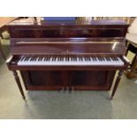 Upright piano: GERH STEINBERG, of small dimensions, 106cm H x 141cm L x 53cmD, some wear,