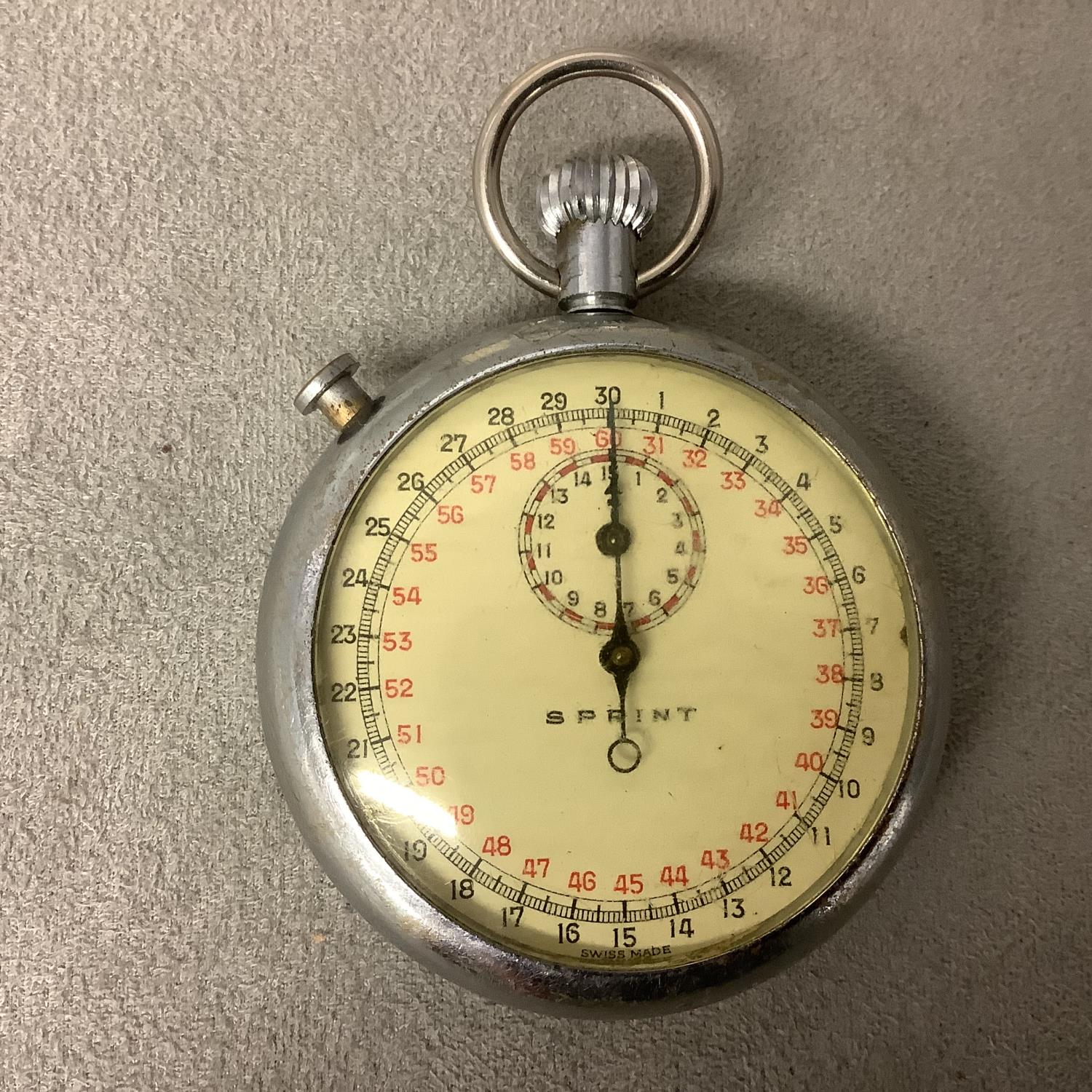 A sprint stainless steel cased stopwatch in original box - Image 5 of 5