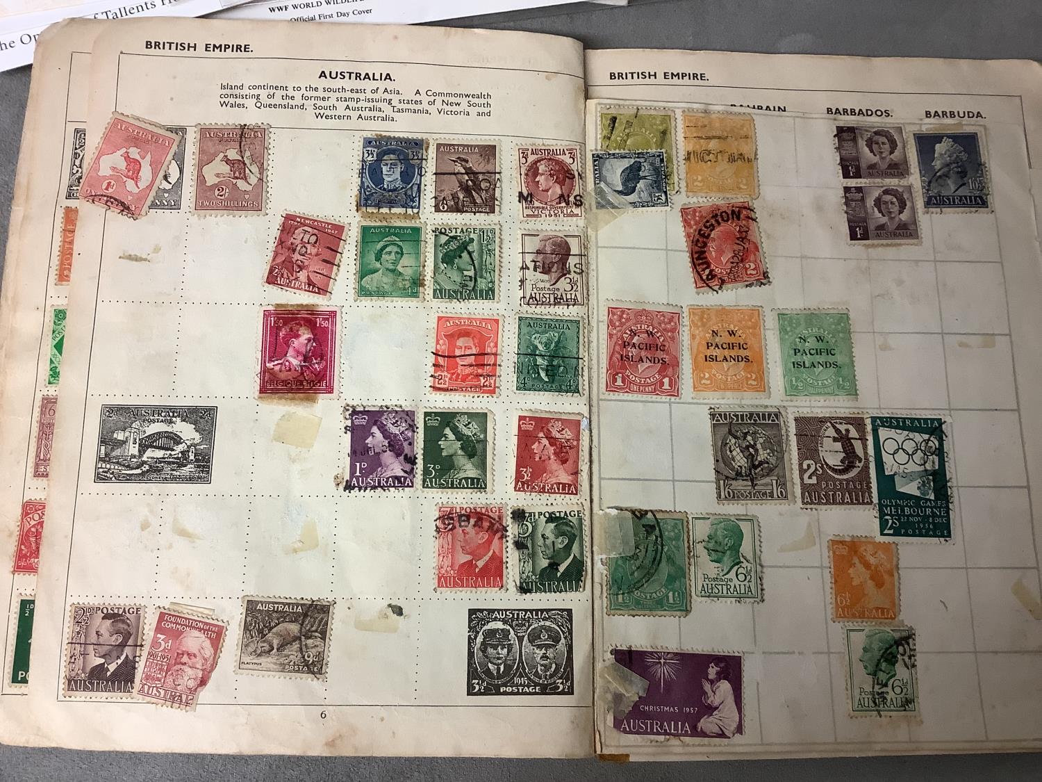 A mixed collection of UK and World Stamps, one album, together with a collection of collectors and - Image 8 of 9