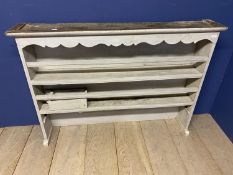 Grey painted dresser top (no base)