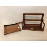 Windsor & Newton folding stand and a wooden desk top Guillotine